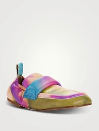Padded Suede Loafers
