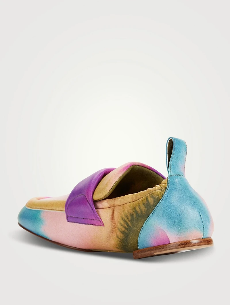 Padded Suede Loafers