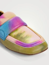 Padded Suede Loafers