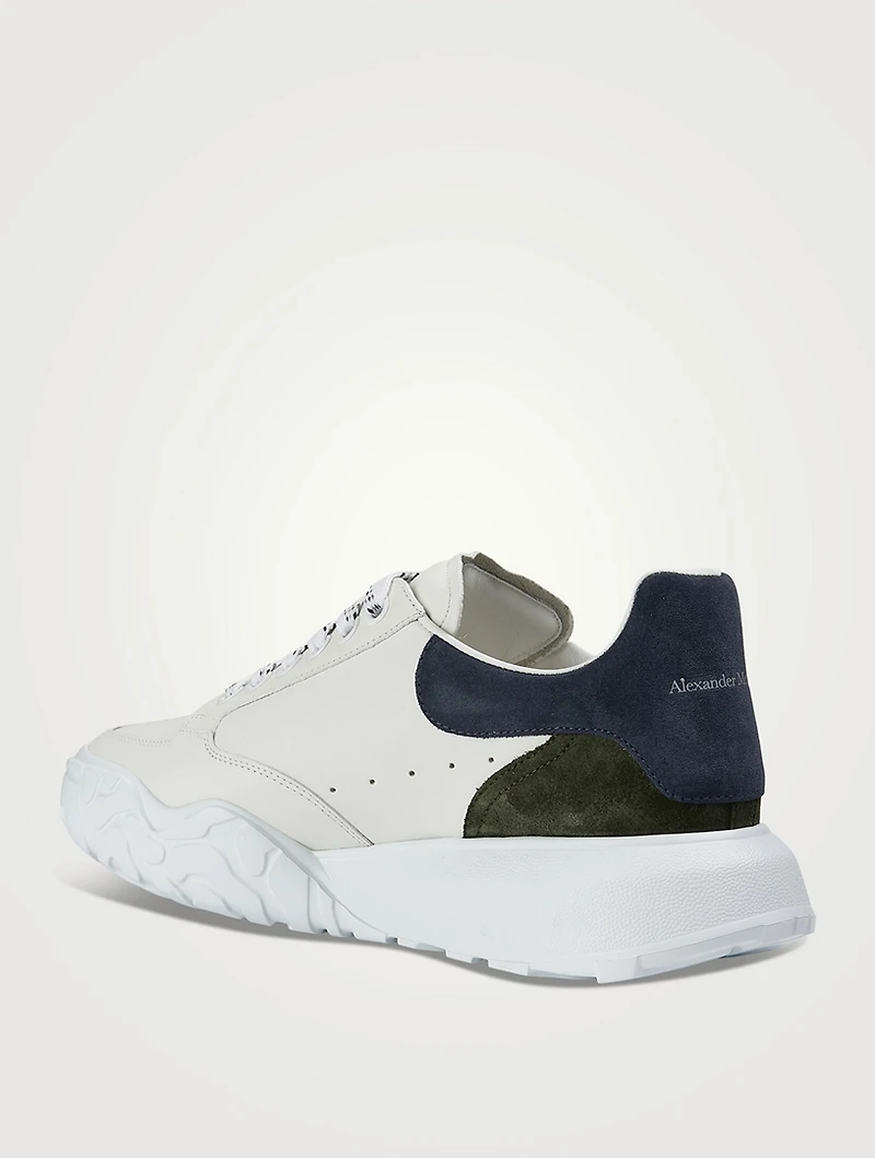 Leather Court Trainer Sneakers
