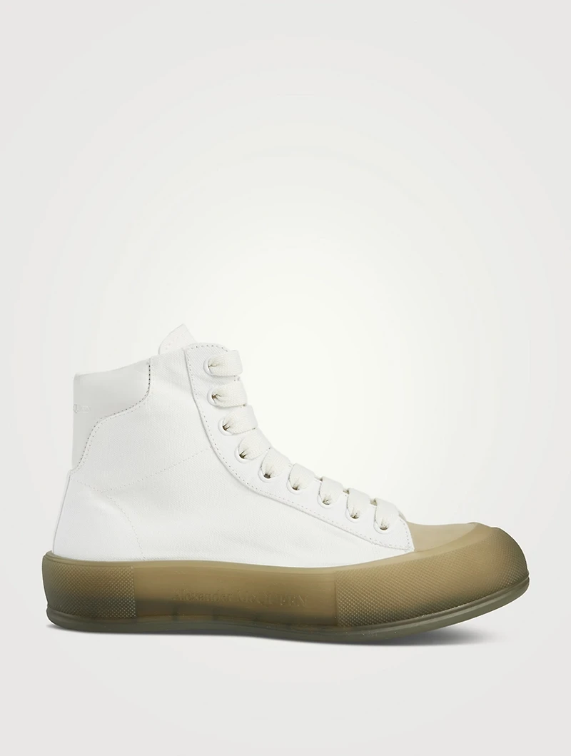 Deck Plimsoll High-Top Shoes