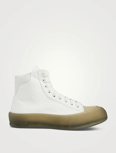Deck Plimsoll High-Top Shoes