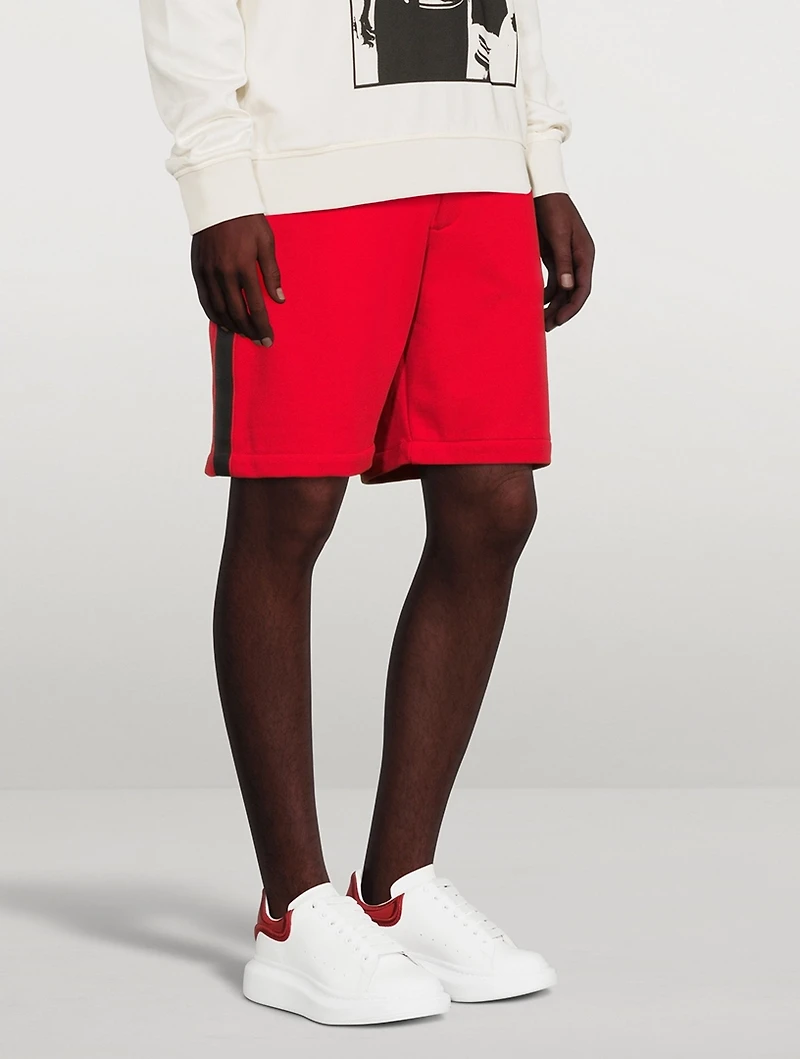 Oversized Sneakers With Satin Heel