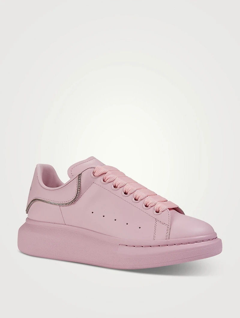 Oversized Sneakers With Zipper