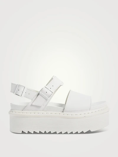Voss Quad Leather Platform Sandals