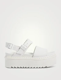 Voss Quad Leather Platform Sandals