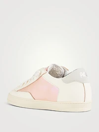 John Leather And Lurex Sneakers