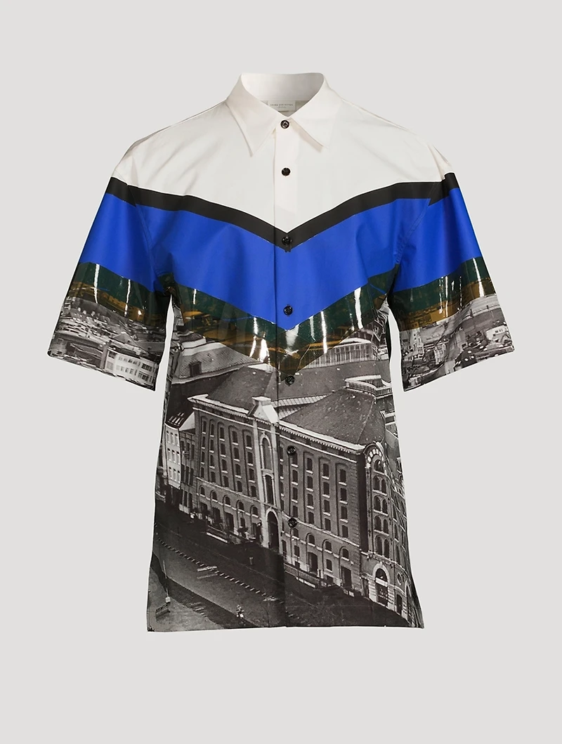 Cassidye Cotton Short-Sleeve Shirt
