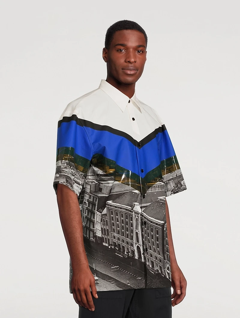 Cassidye Cotton Short-Sleeve Shirt