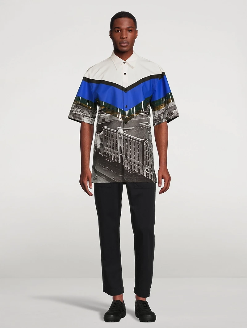 Cassidye Cotton Short-Sleeve Shirt