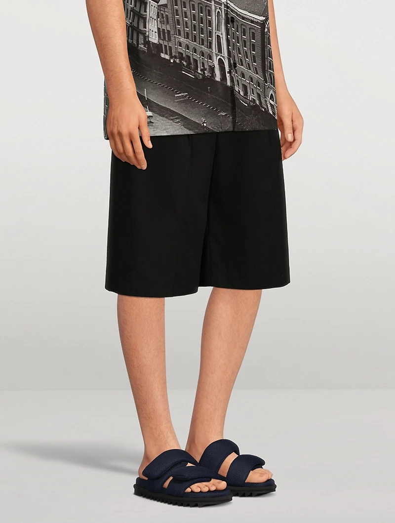Parton Cotton Gabardine Shorts