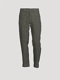 Phillip Linen Pants In Check Print