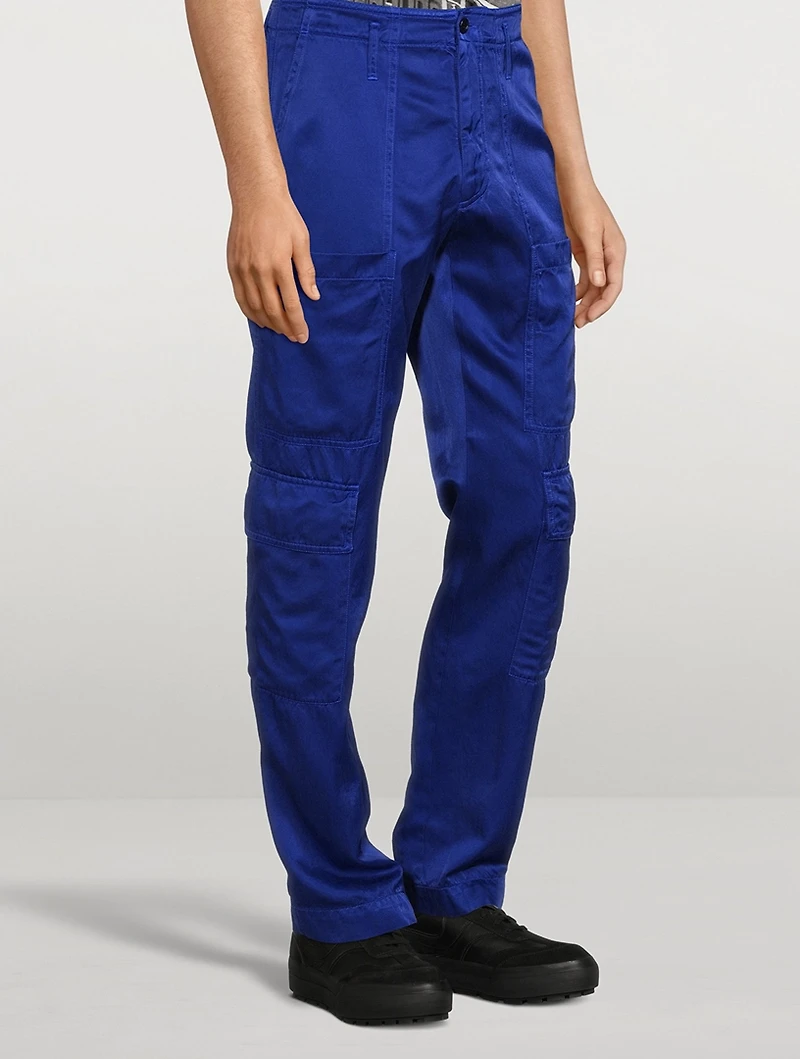 Pray Cotton-Blend Cargo Pants