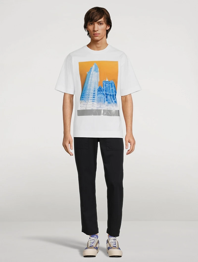 Heli Cotton Graphic T-Shirt