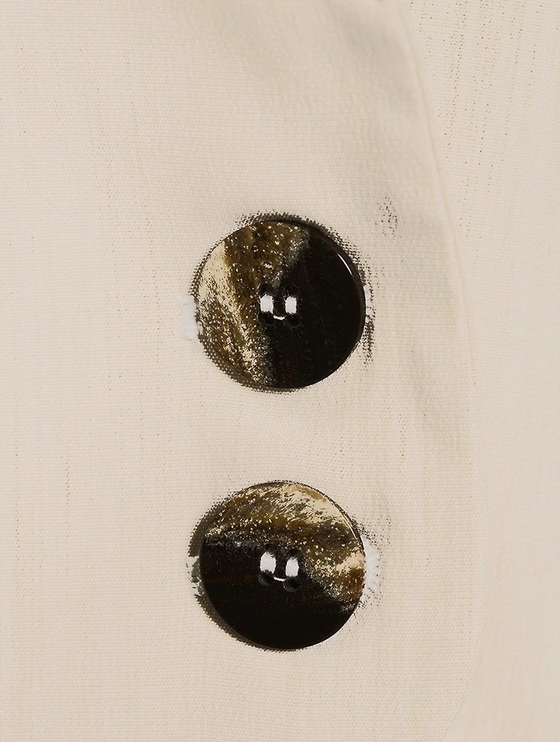 Scrunchie Melange Suiting Blazer
