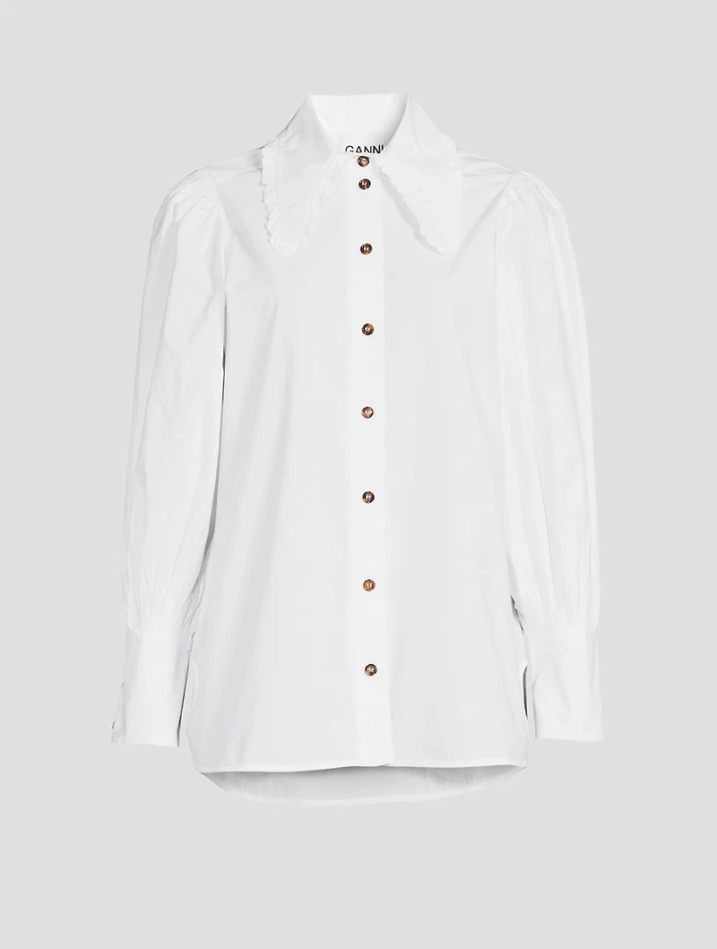 Organic Cotton Puff-Sleeve Shirt