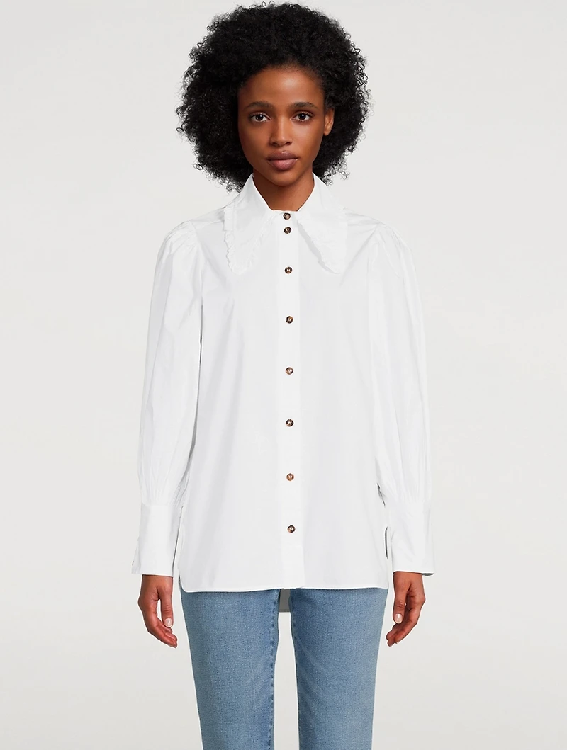 Organic Cotton Puff-Sleeve Shirt