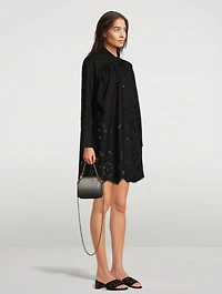 Broderie Anglais Shirt Dress