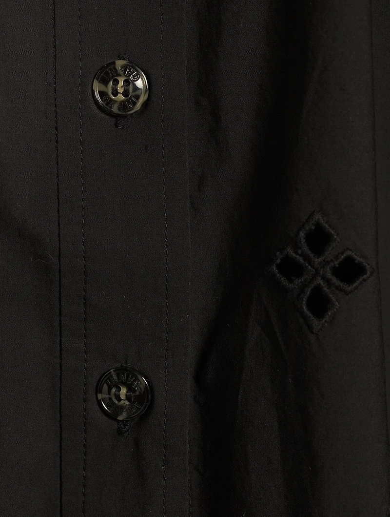 Broderie Anglais Shirt Dress