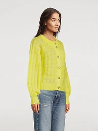 Relaxed Cable-Knit Cardigan