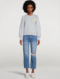 Isoli Open-Back Sweatshirt