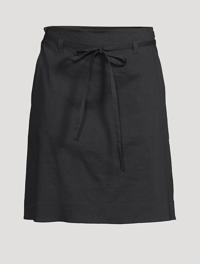 Good Linen Tie Skirt