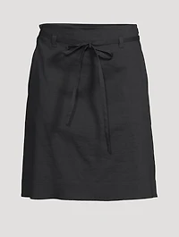 Good Linen Tie Skirt