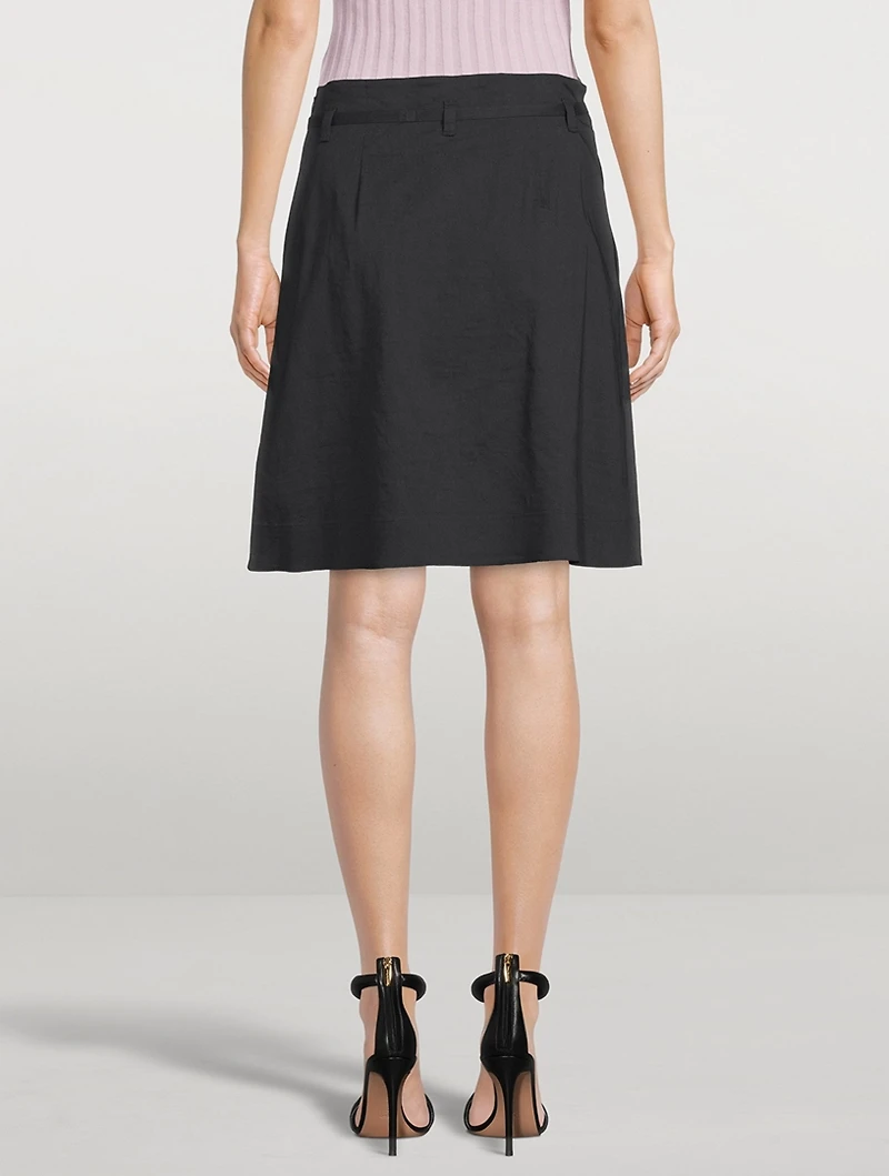 Good Linen Tie Skirt