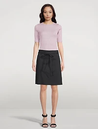 Good Linen Tie Skirt