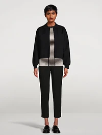 Perfect Cut-Off T-Shirt Stripe Print