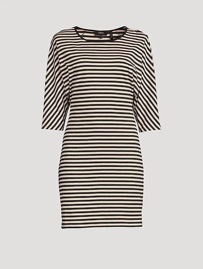 Essential T-Shirt Dress Stripe Print