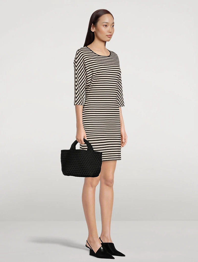 Essential T-Shirt Dress Stripe Print