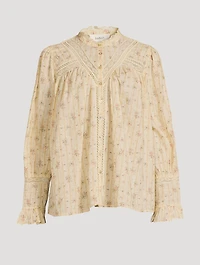 Haby Peasant Blouse Floral Print