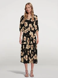 Kory Midi Dress Floral Print
