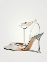 Bow of Elizabeth Iridescent Satin Pumps