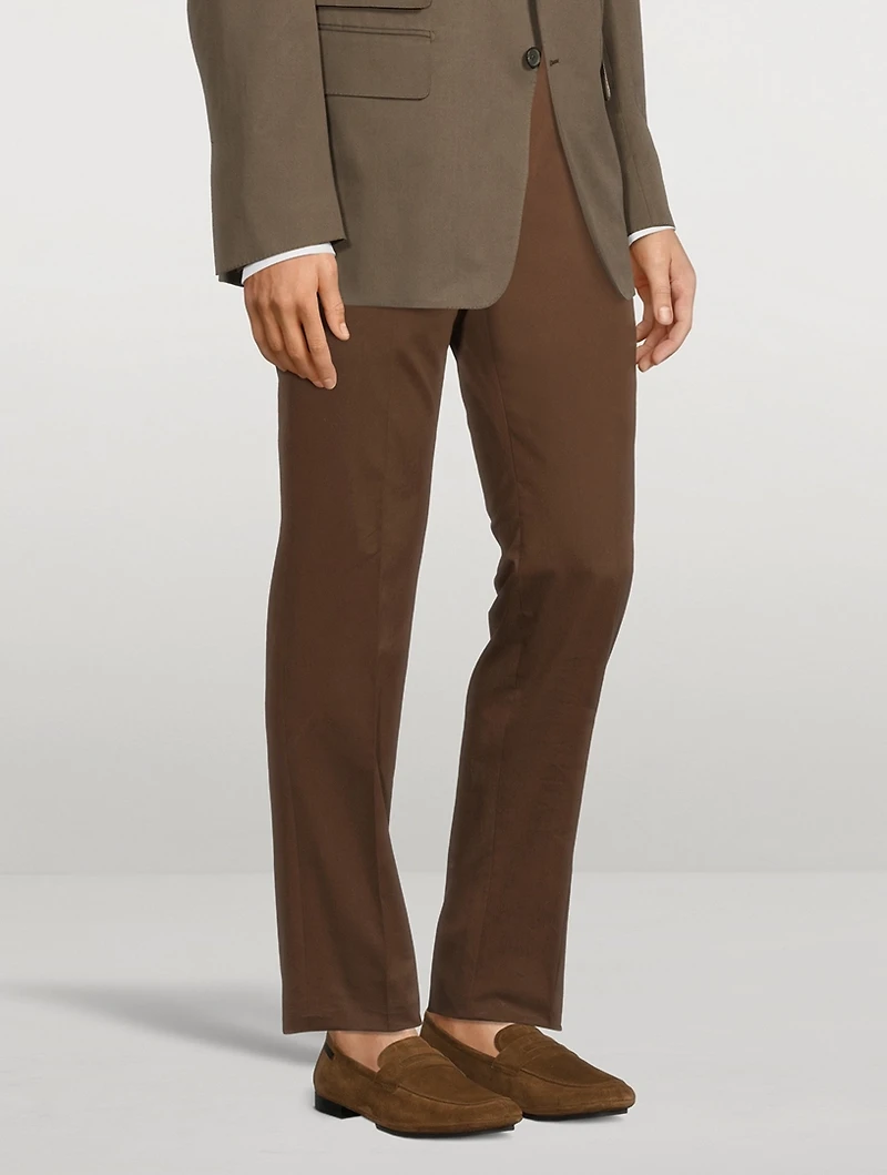 Atticus Cotton And Cashmere Suit Pants