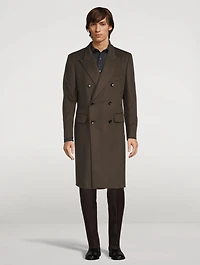 Cashmere Double-Breasted Coat