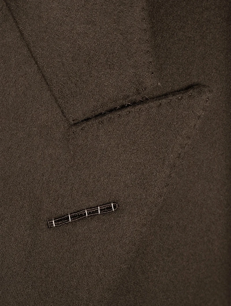 Cashmere Double-Breasted Coat