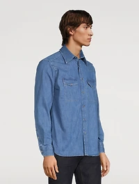 Slim-Fit Denim Shirt