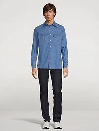Slim-Fit Denim Shirt