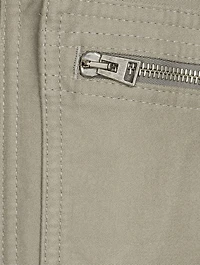 Brushed Cotton Zip Blouson Jacket