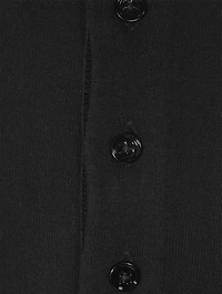 Cotton-Blend Henley Shirt