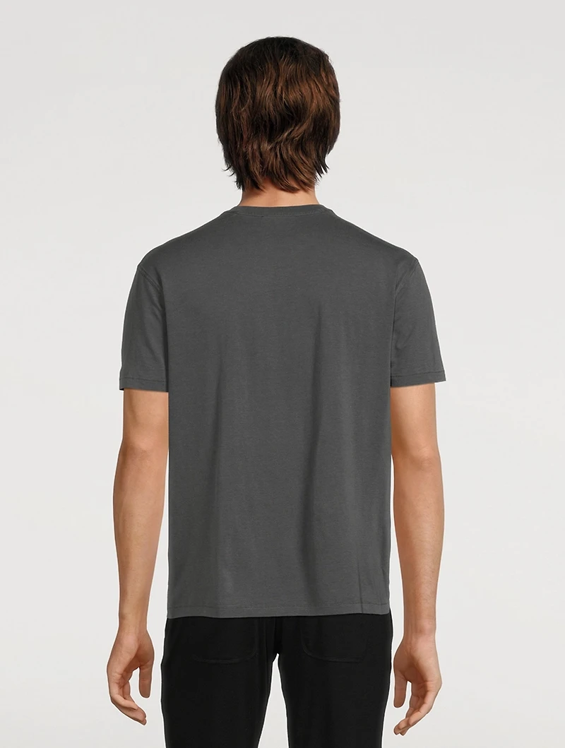 Cotton-Blend Crewneck T-Shirt