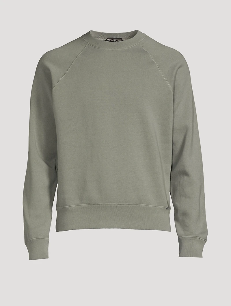 Cotton Crewneck Sweatshirt