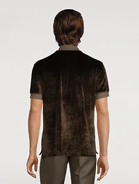Liquid Velour Polo Shirt