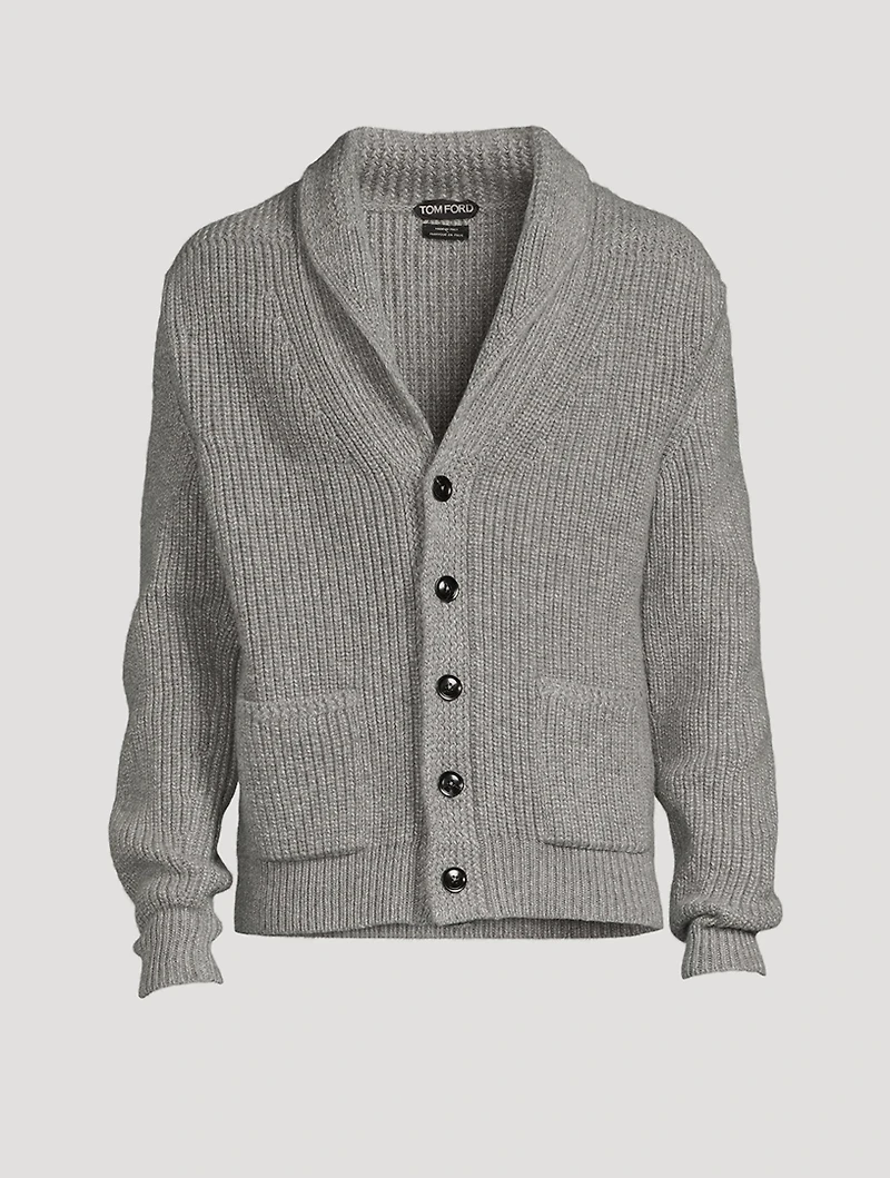 Cashmere Alpaca And Silk Shawl Cardigan
