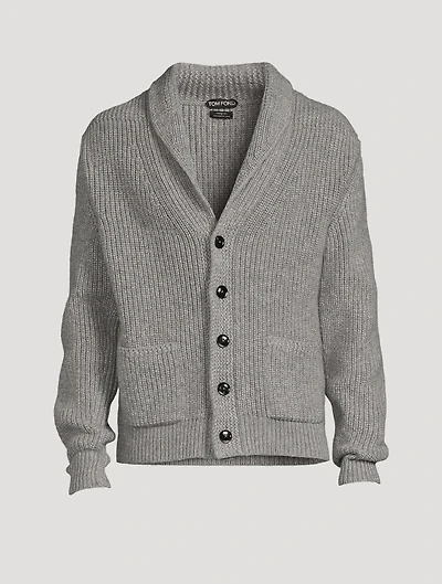 Cashmere Alpaca And Silk Shawl Cardigan