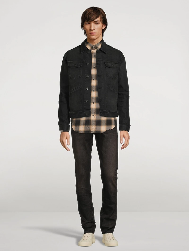 Coated Denim Jacket
