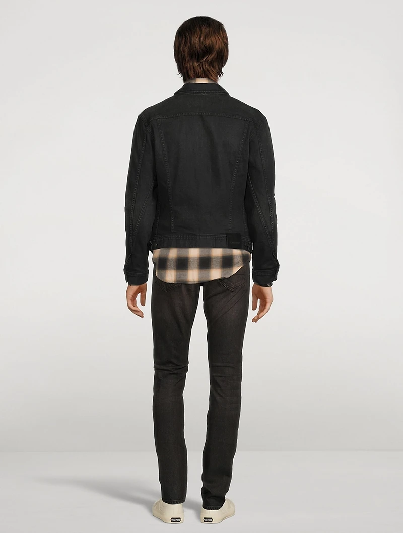 Coated Denim Jacket