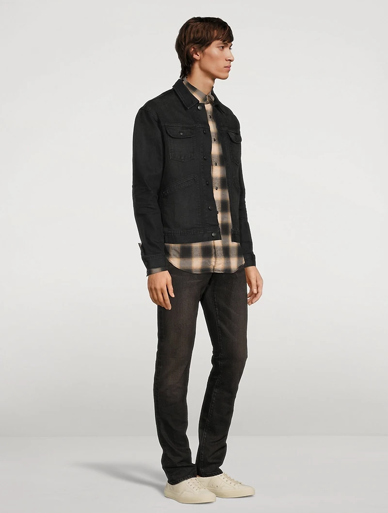 Coated Denim Jacket